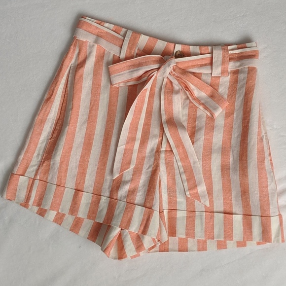 Show Me Your MuMu Pants - Show Me Your Mumu Hadley Striped Shorts Size M NWT